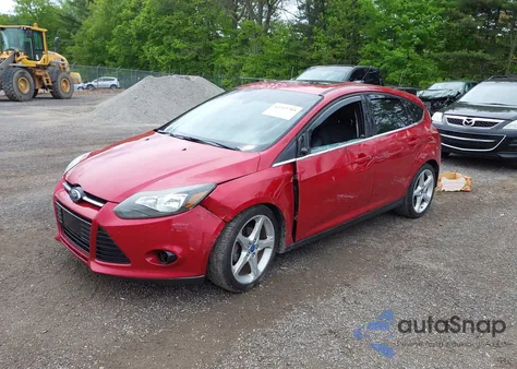 2012 Ford Focus Titanium из США, поврежденный, VIN 1FAHP3N26CL214736